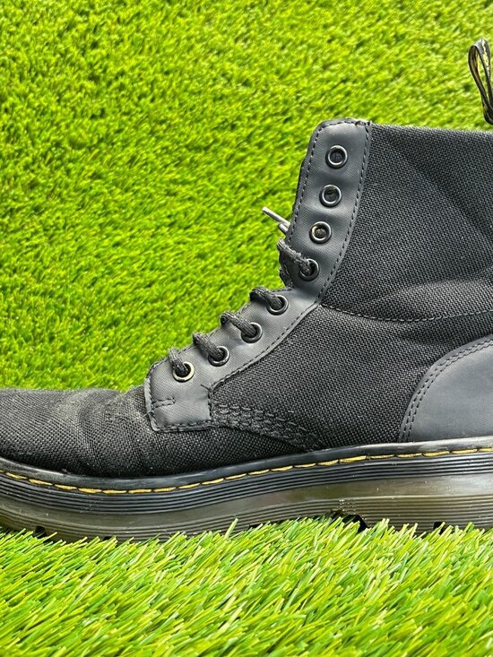 Dr. Martens Combs Mens Size 8 Black Classic Outdoor Lace Up Ankle Combat Boots main image 9
